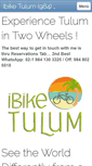 Mobile Screenshot of ibiketulum.com